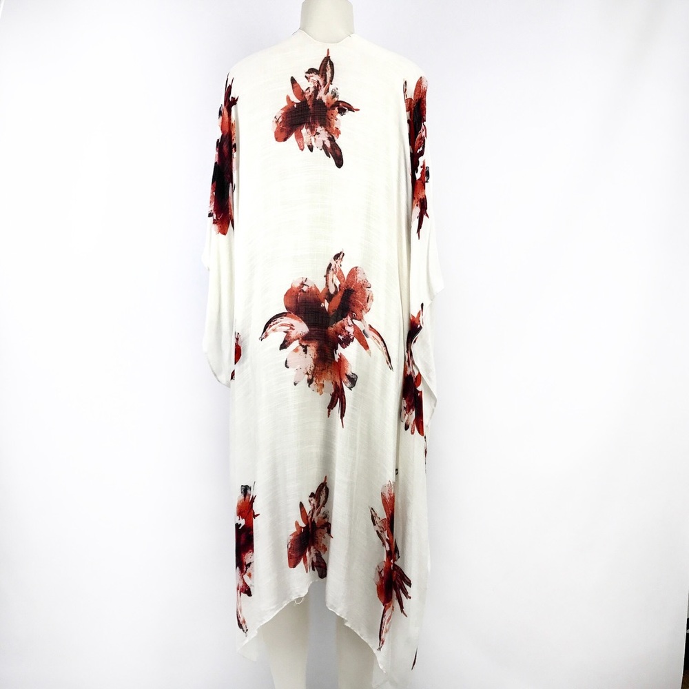 Linda Flor Kimono Beach Wrap - Picture 5 of 6